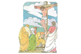 Primary Cutout Illustration Crucifixion
